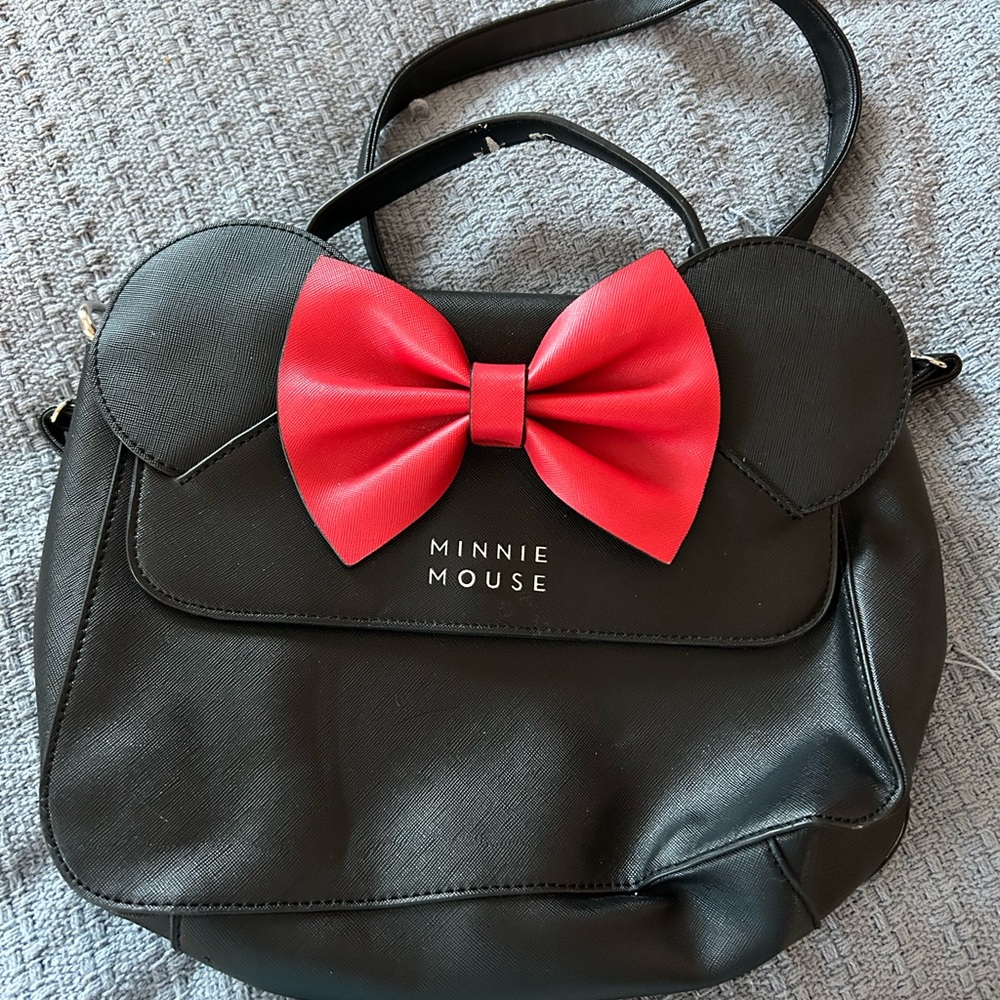 Black and Red Bow Bag